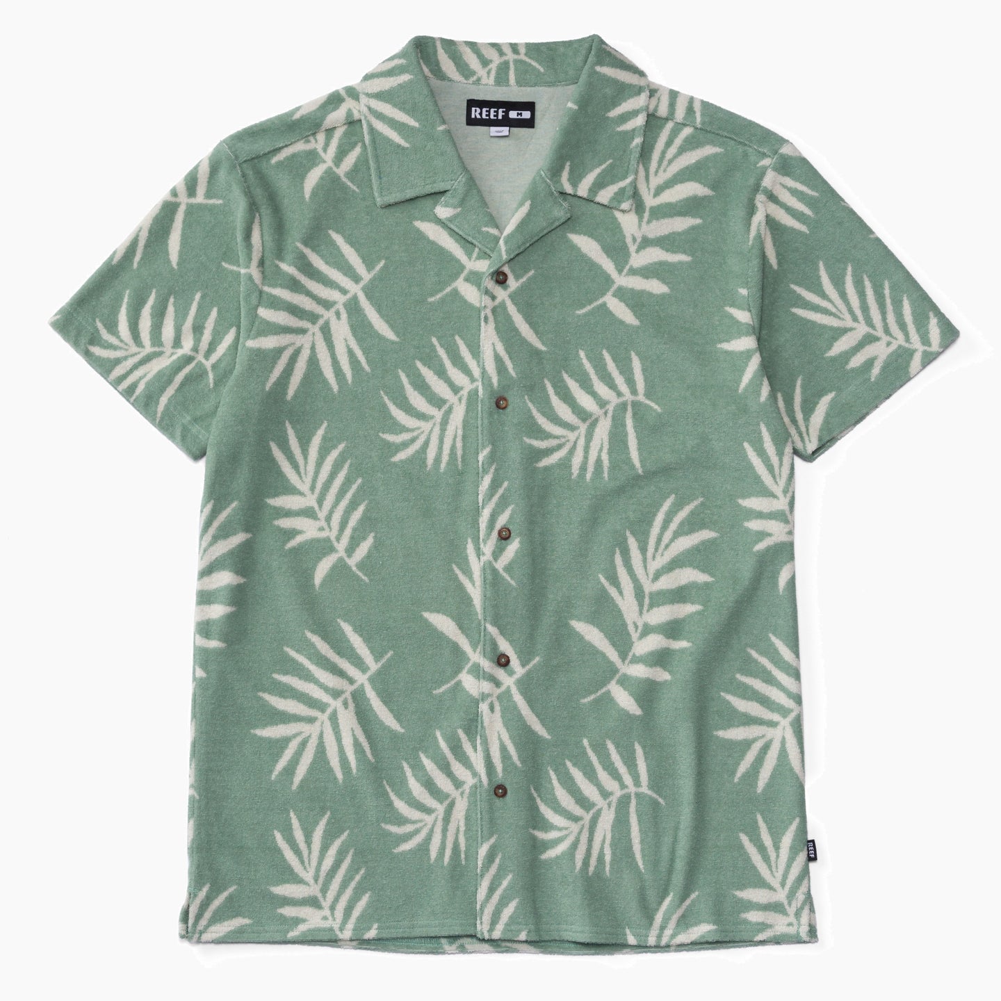 Kenji Short Sleeve Terry Knit Shirt - Almond Milk