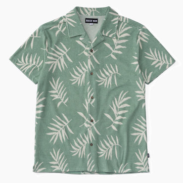 Kenji Short Sleeve Terry Knit Shirt - Almond Milk
