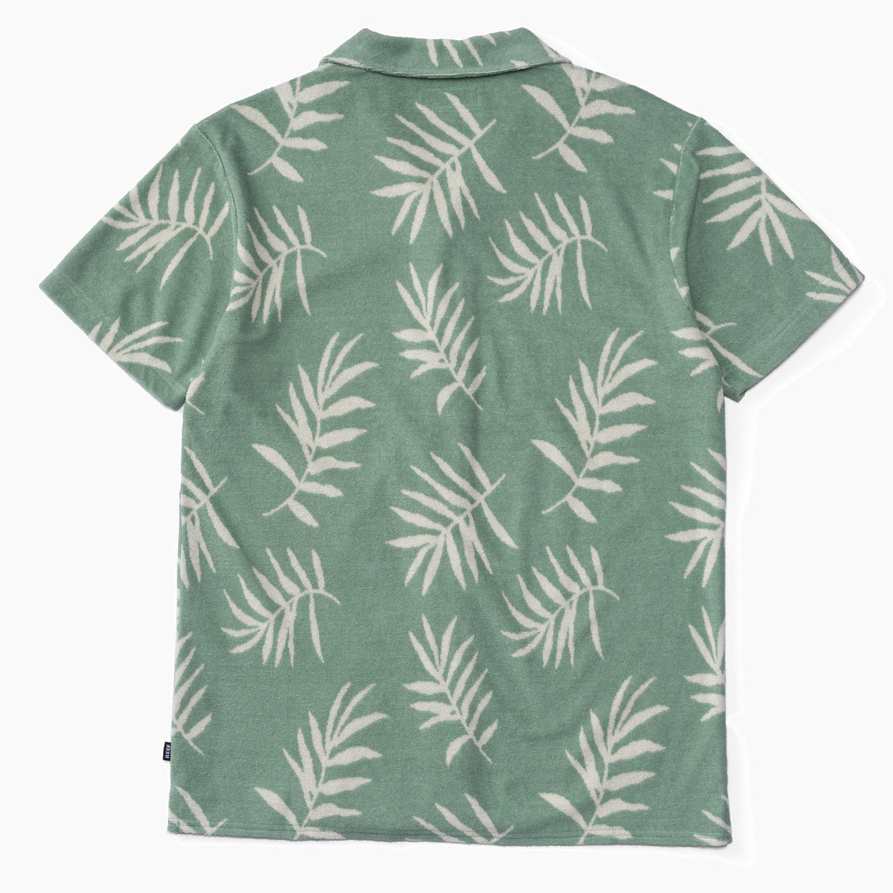 Kenji Short Sleeve Terry Knit Shirt - Almond Milk