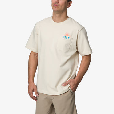 Sunrise Pocket Short Sleeve T-Shirt - Almond - Alternate 1 View