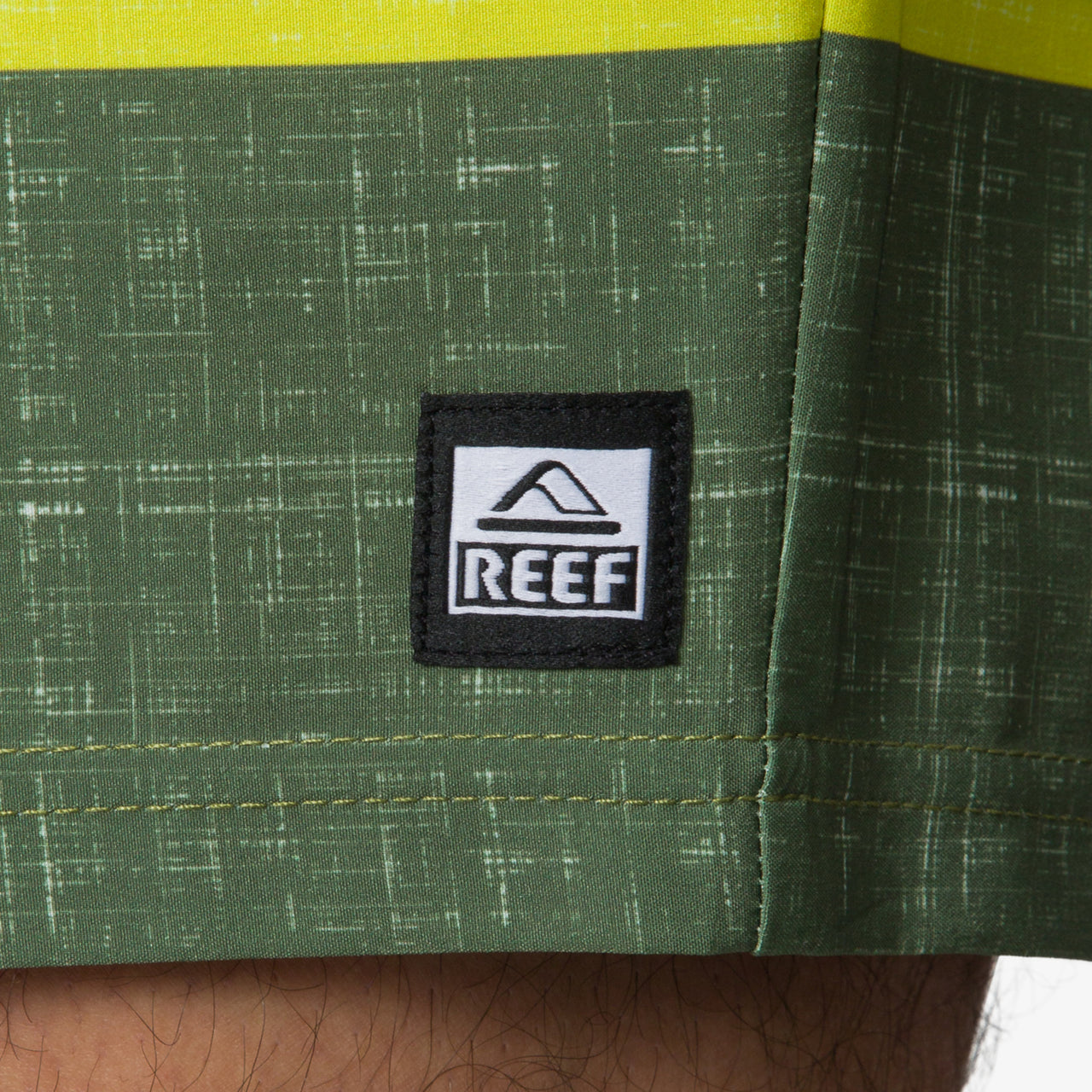 Casey Stripe Boardshort 17" - Fair Green - Down the Line 2 View