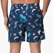 Myers Elastic Waist Short 16" - Insigna Blue - Back View