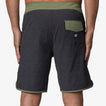 Gardner Boardshort 19" - Caviar - Back View