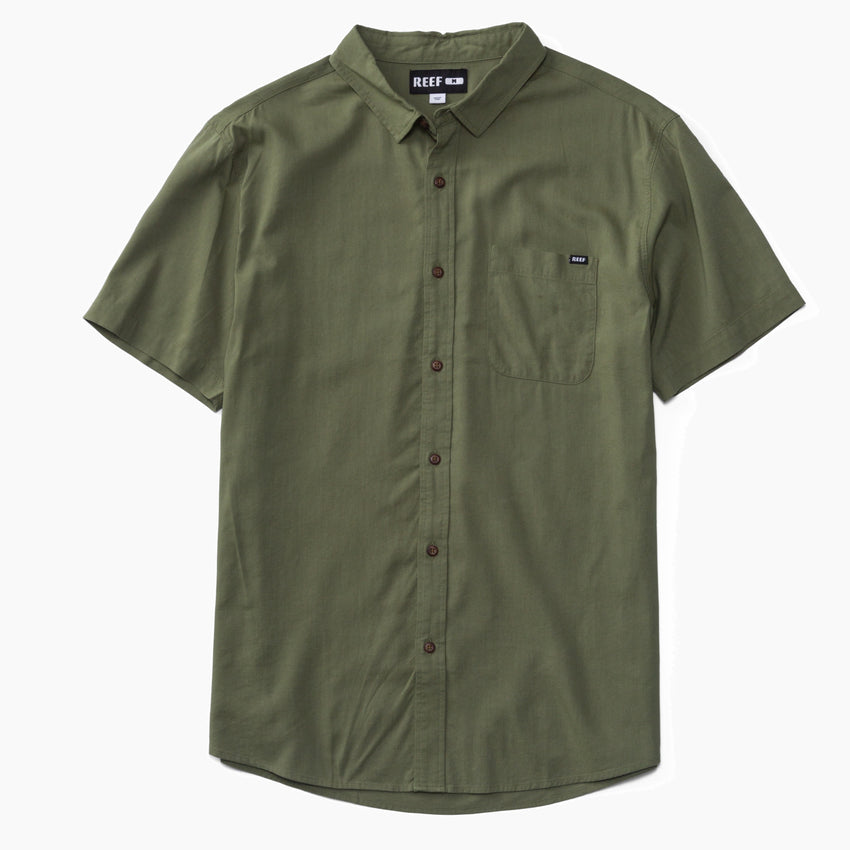 Collins Short Sleeve Shirt - Olivine