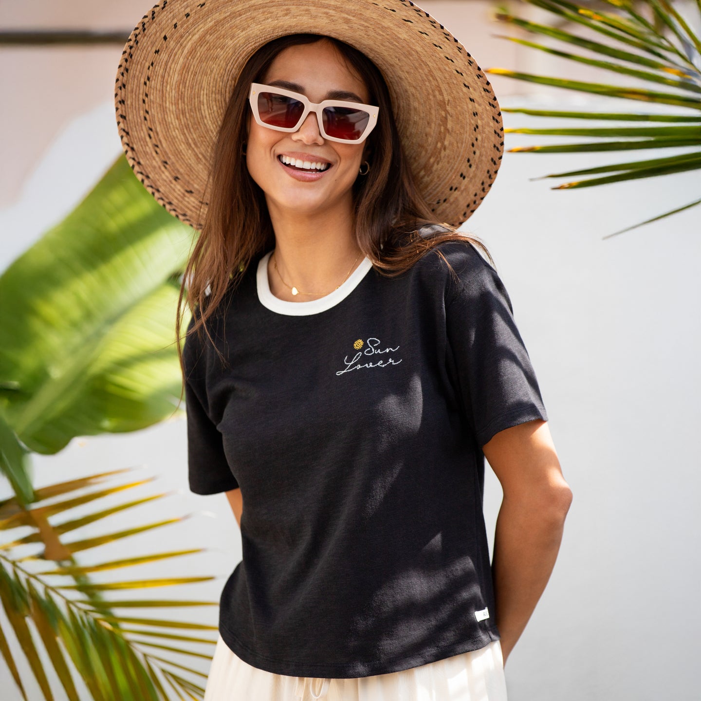 Sun Lover Ringer Tee view 2