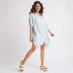 Ollie Striped Shirt Dress