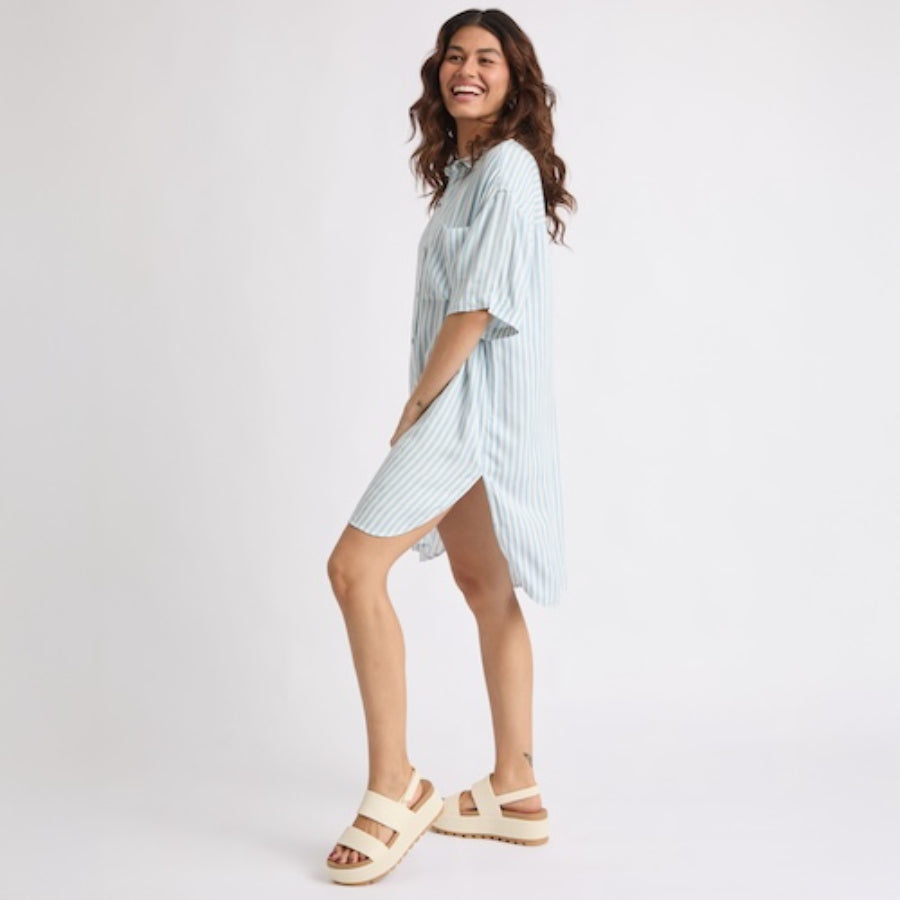 Ollie Striped Shirt Dress view 2