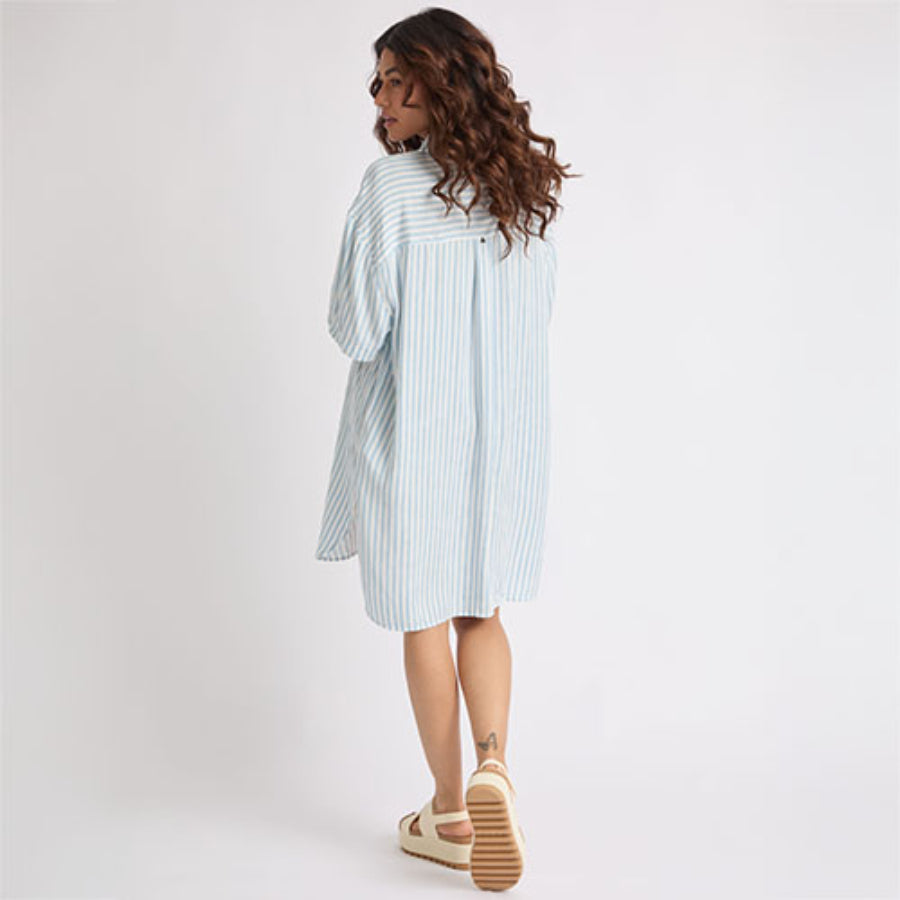 Ollie Striped Shirt Dress view 4