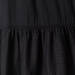 Close-up of textured black cotton fabric detail on Yuni Maxi Dress from StoreRank.ai All Products collection.