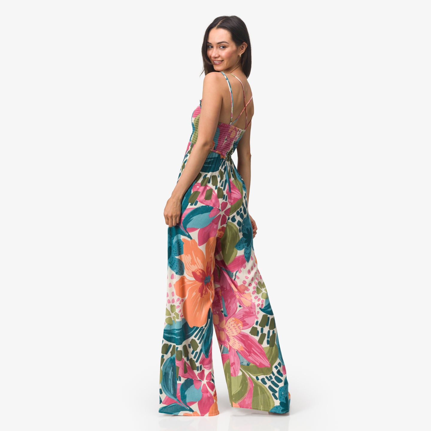 Eve Wide Leg Romper view 3