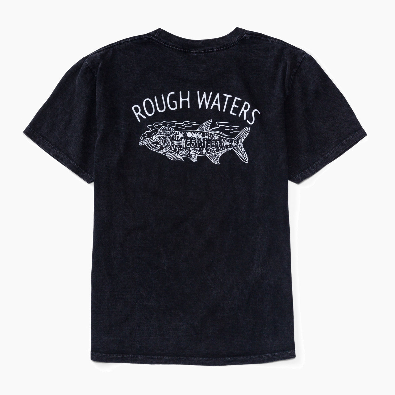 Tatted Short Sleeve T-Shirt - Caviar