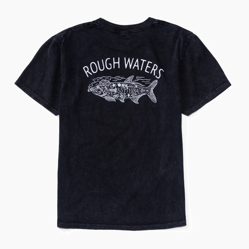 Tatted Short Sleeve T-Shirt - Caviar