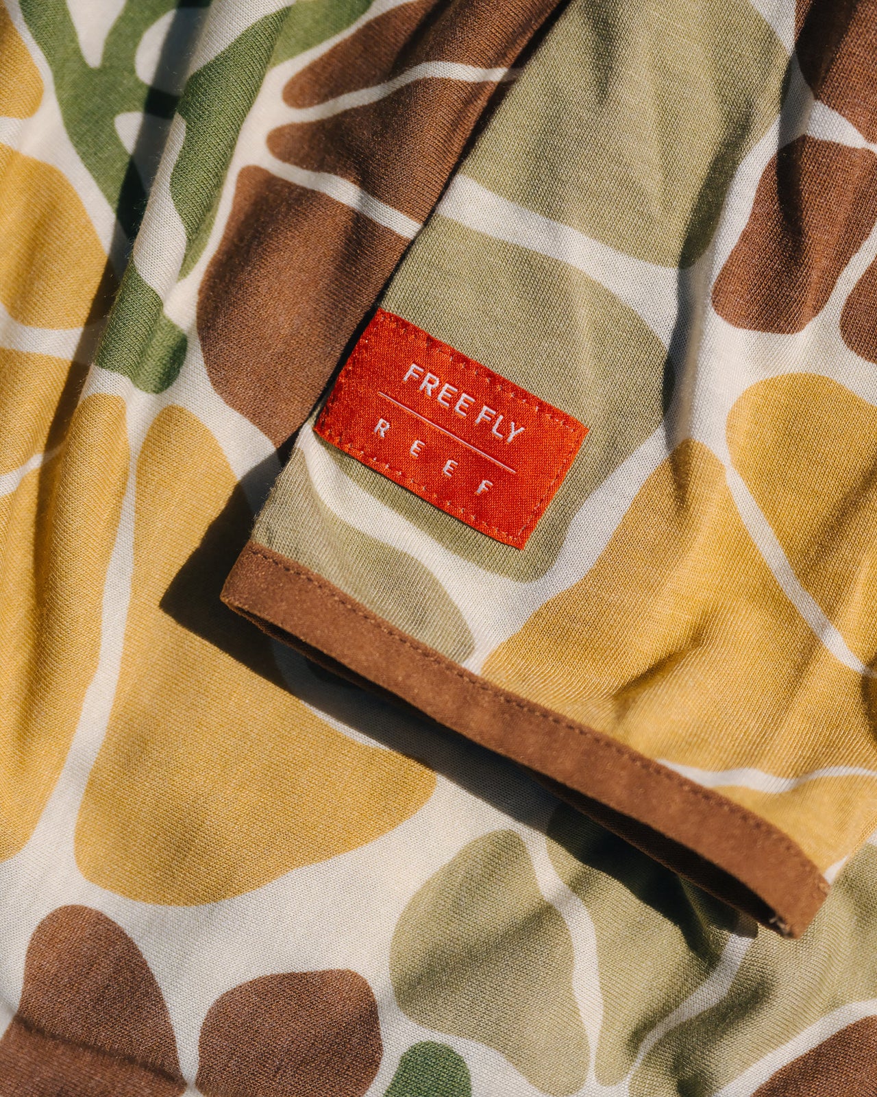 Men's Bamboo Lightweight Hoodie - Floral Camo view 2