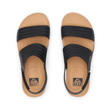 Reef Water Vista - Black/Tan - Top View