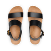 Vista Hi Buckle - Black/Tan - Top View