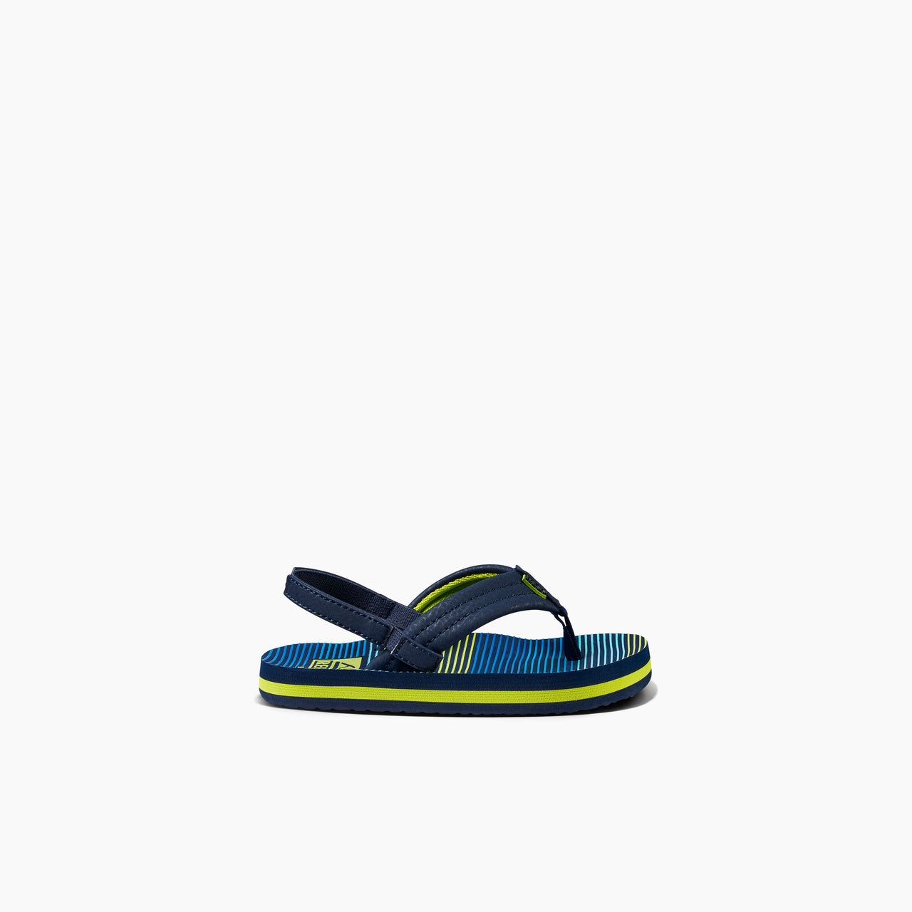 Little Ahi - Aqua Green Stripe - Right Side View