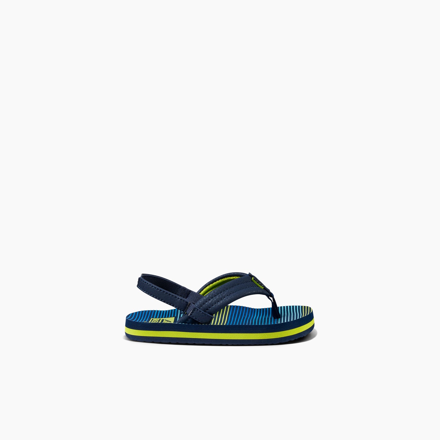Little Ahi - Aqua Green Stripe - Right Side View