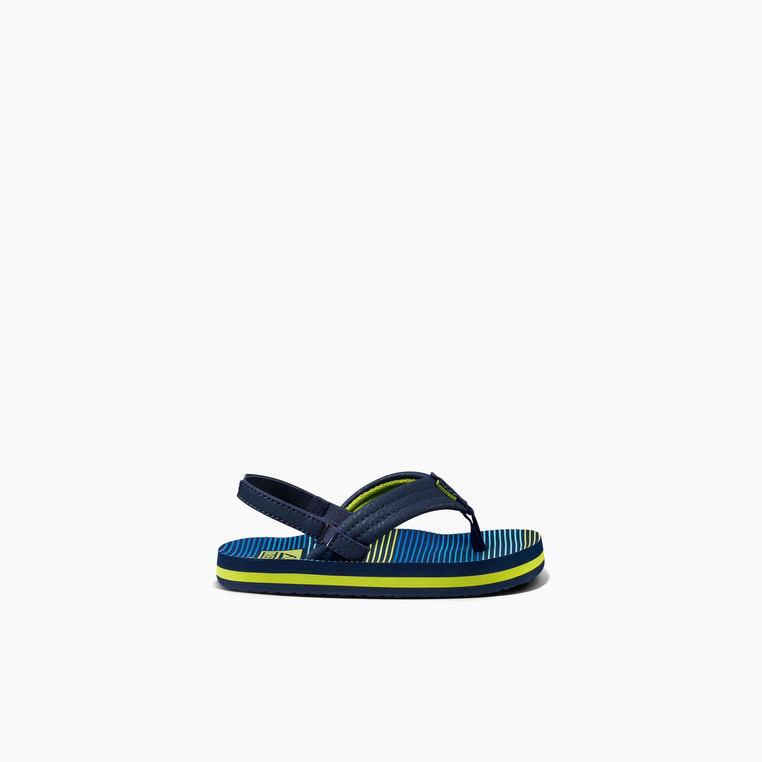 Little Ahi - Aqua Green Stripe - Right Side View