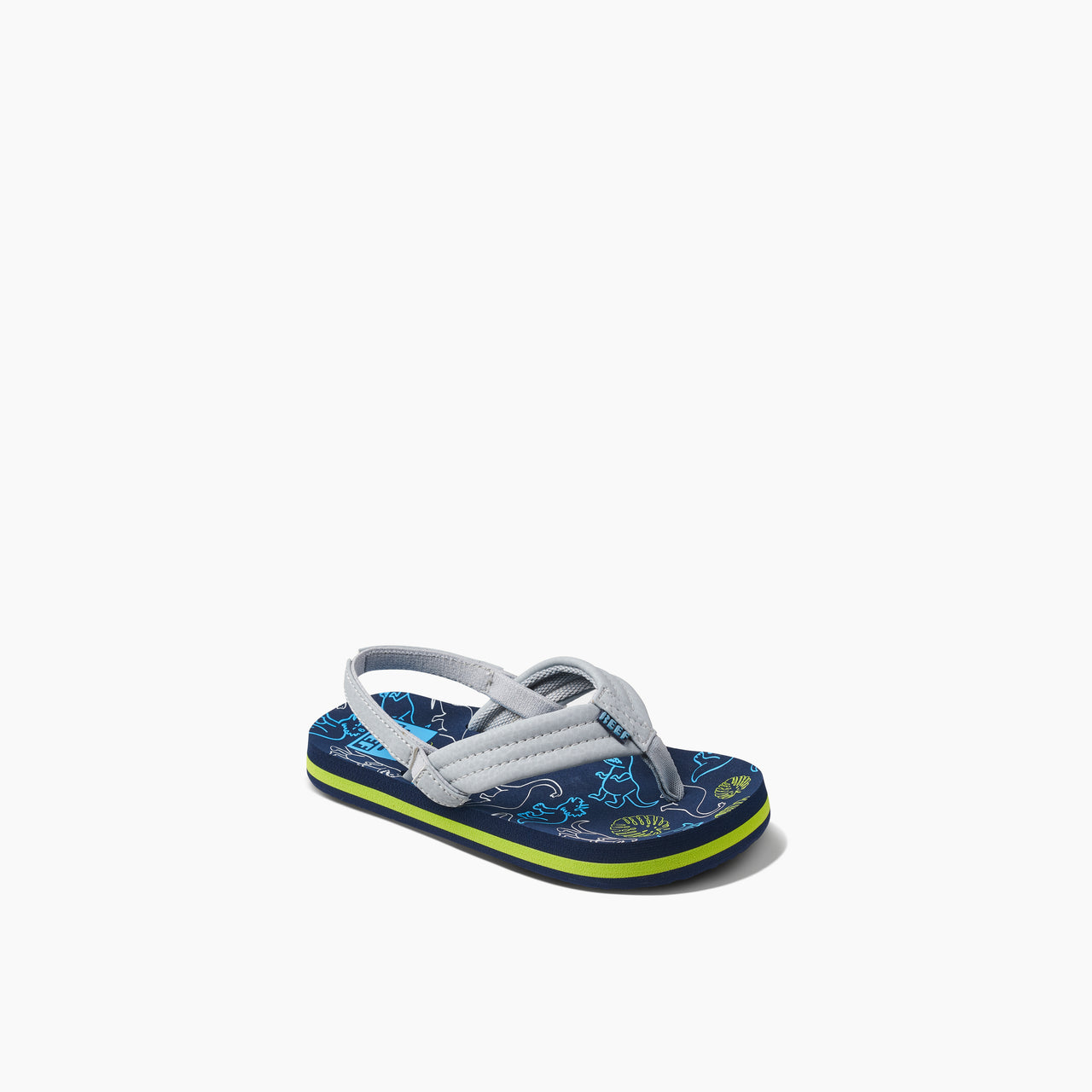 Little Ahi - Navy/Grey Dino - Main View