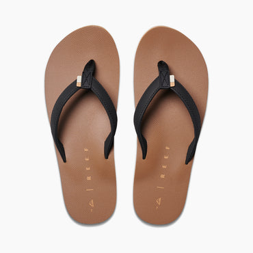 Reef Solana - Black/Tan - Top View