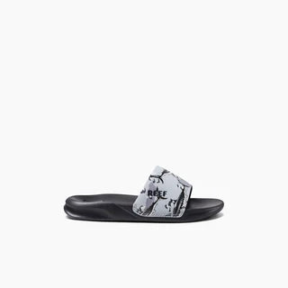 Kids One Slide - Grey Camo Shark - Top View
