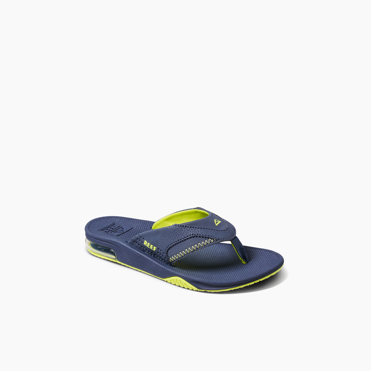 Kids Fanning - Lime/Navy - Main View