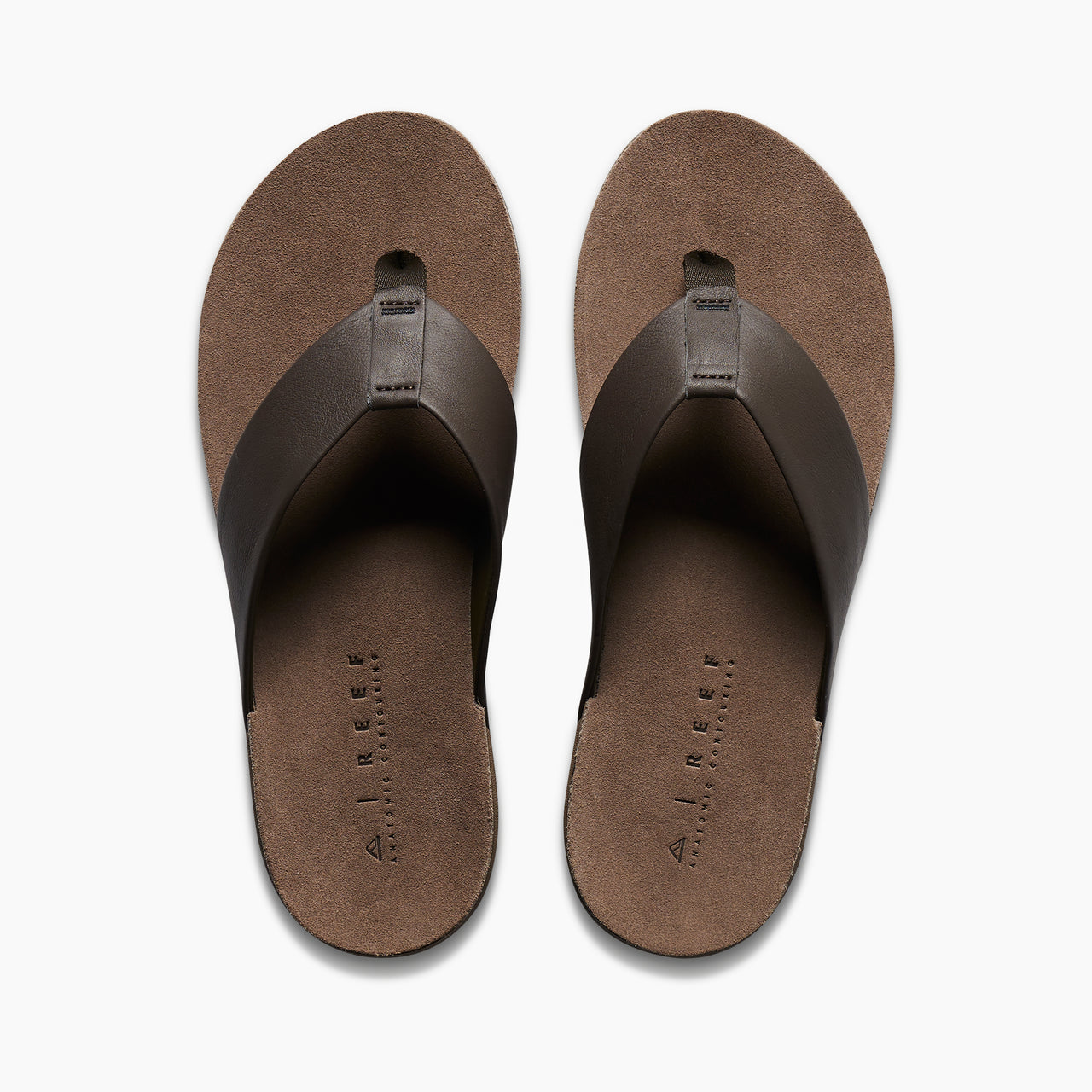 Ojai - Brown Leather - Top View