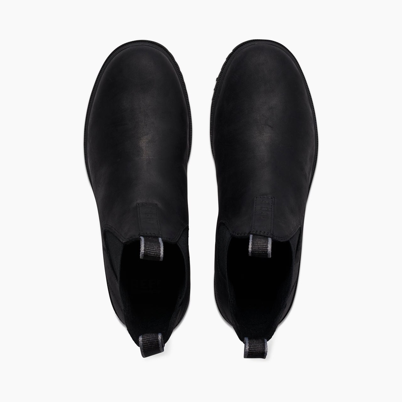 Otis - All Black Leather - Top View