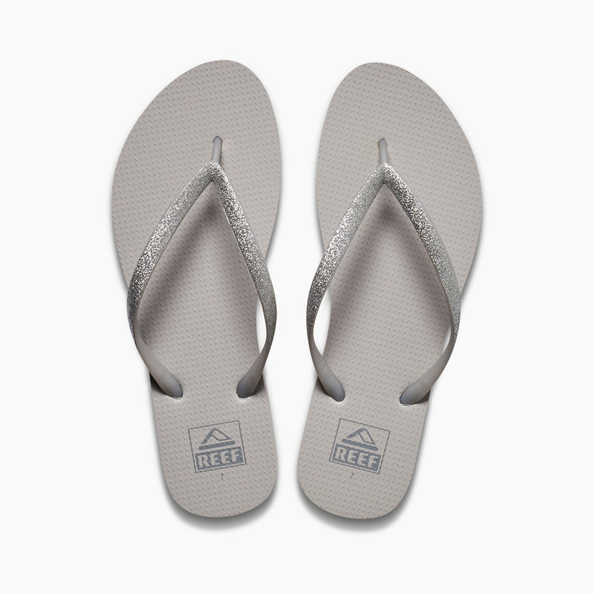 Reef Seaside - Silver Glitter - Underside View