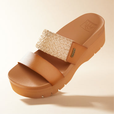 Cushion Vista Higher - Natural Raffia