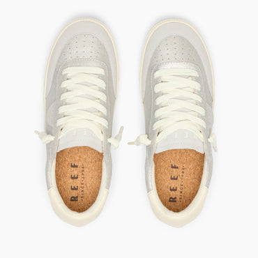 Lay Day Seas - Silver Suede - Top View