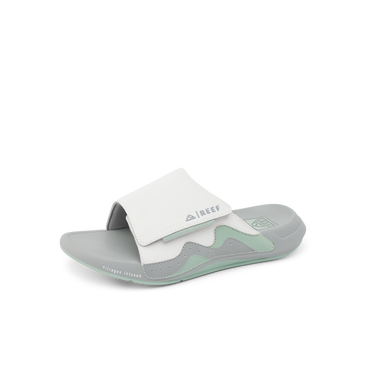 Cruiser Slide - Grey/Green - Left Side View