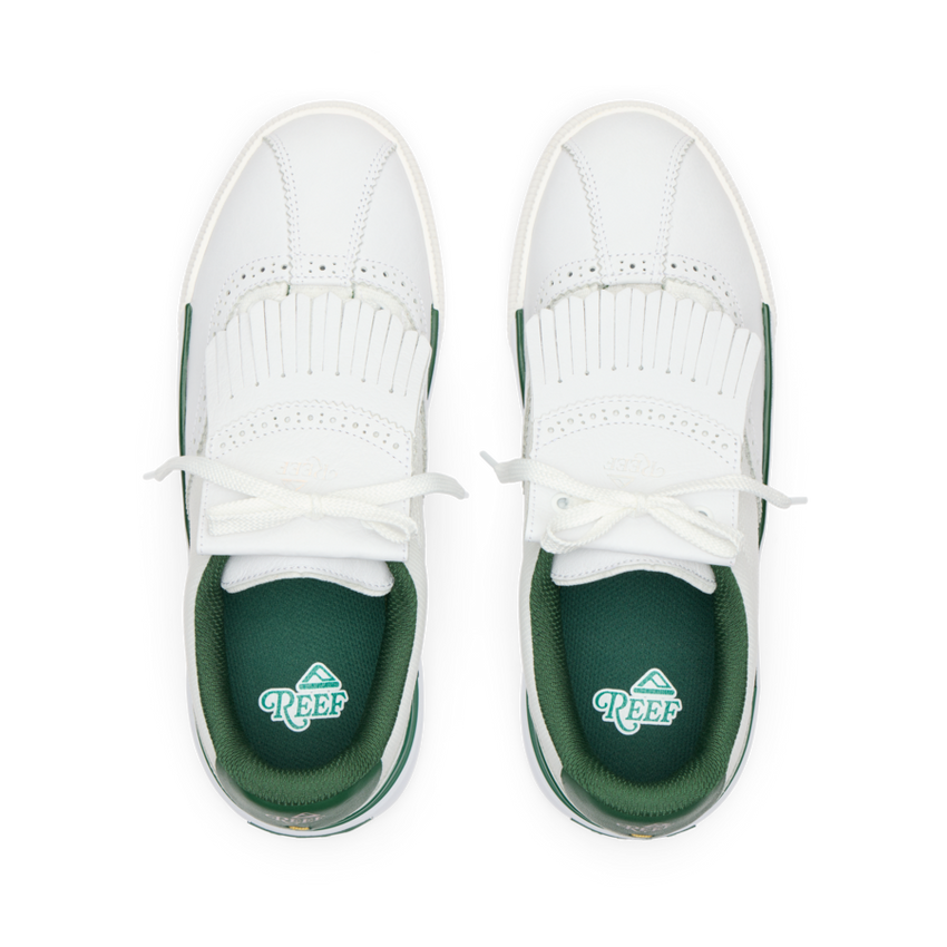 Onshore Pebble - White/Green - Top View