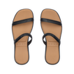 Water Willow Marina - Black/Tan - Top View