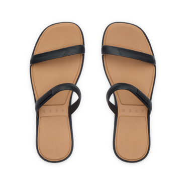 Water Willow Marina - Black/Tan - Top View