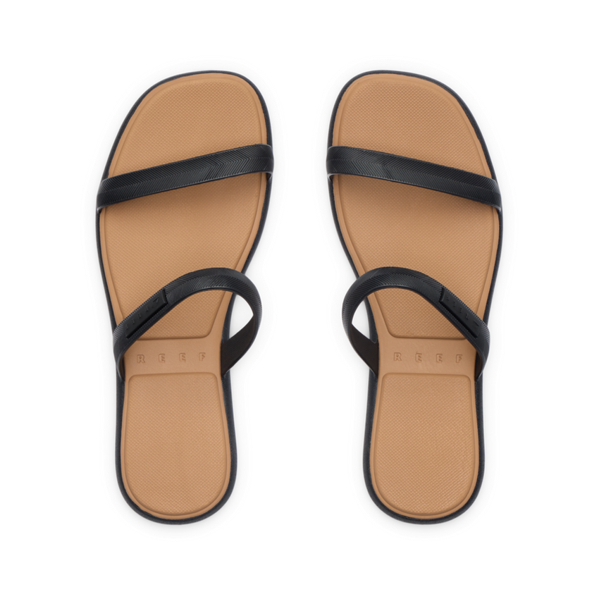 Water Willow Marina - Black/Tan - Top View