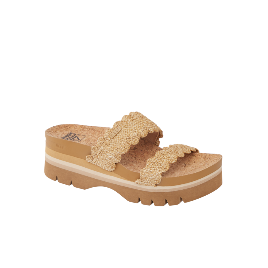 Cushion Vista Higher - Scalloped Tan - Main View
