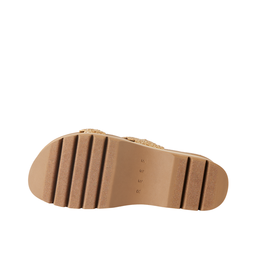 Cushion Vista Higher - Scalloped Tan - Top View
