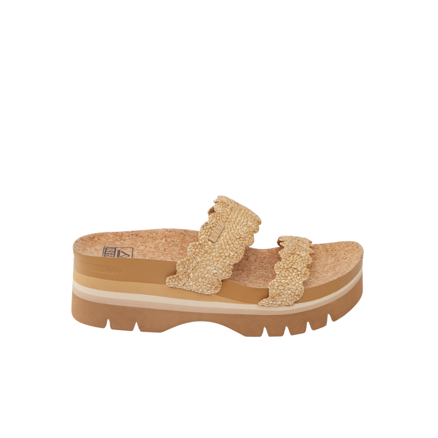 Cushion Vista Higher - Scalloped Tan - Underside View