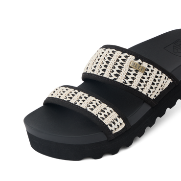Cushion Vista Hi - Black/Vintage Woven - Down the Line 1 View