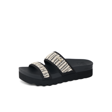 Cushion Vista Hi - Black/Vintage Woven - Left Side View
