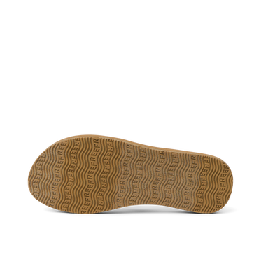 Baja Maria women's shoe sole facing up, showing durable, water-friendly tread with REEF branding for beach comfort.