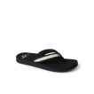 Baja Maria right-facing black flip flop for women with cushioned sole and arch support, beach-inspired comfort design by REEF