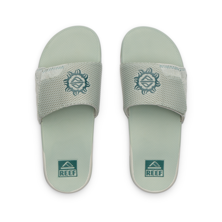 Fanning Slide - Sage Sun - Top View