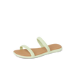 Water Willow Marina sandal facing left, close-up of side and top view showing cushioned footbed and straps