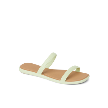 Water Willow Marina sandal facing right, showing side view with soft cushioning and water-friendly straps for beach comfort.