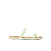 Side view of Water Willow Marina sandal in aloe green for women, featuring lightweight, cushioned comfort and arch support.