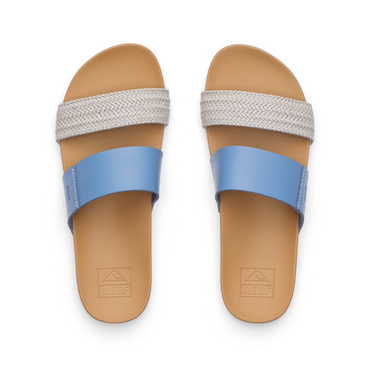 Cushion Vista - Blue Duo Braid - Top View