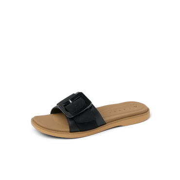 Sunny Emma - Black/Tan - Left Side View