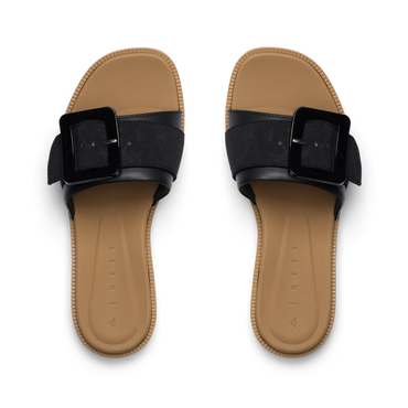 Sunny Emma - Black/Tan - Top View